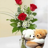 Holland Rose w/ bear